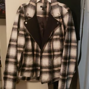 Torrid size 0 plaid jacket blazer